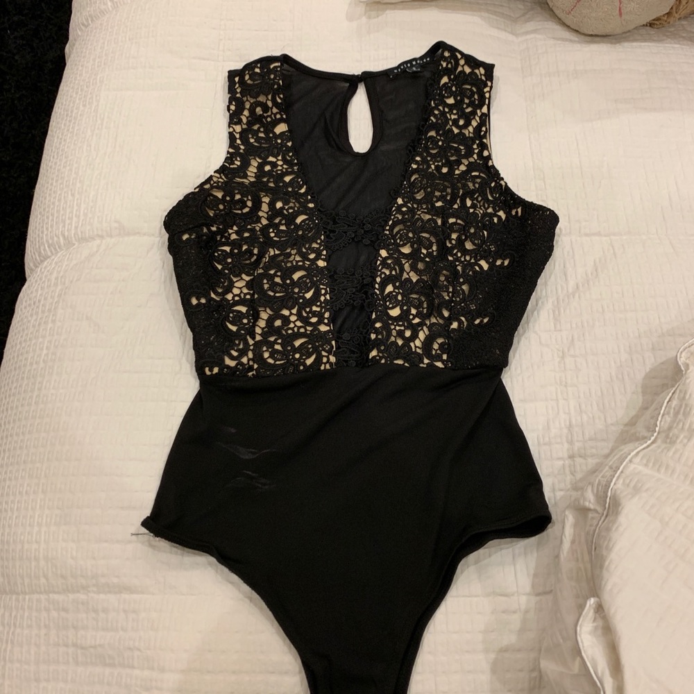 Sexy lace leotard